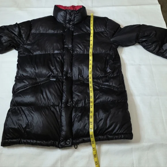 MICHAEL Michael Kors Black Ultra Light Weight Down Fill Puffer Jacket Size Small